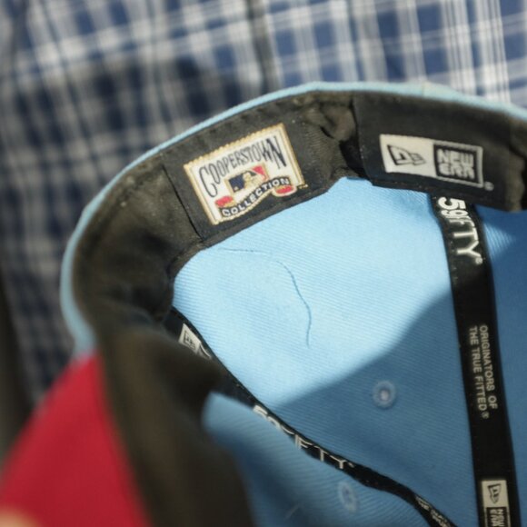 COPY - Montreal Expos Baseball Cap 7 1/8 Wool Fitted Hat New Era 59Fifty Cooper… - Picture 7 of 8